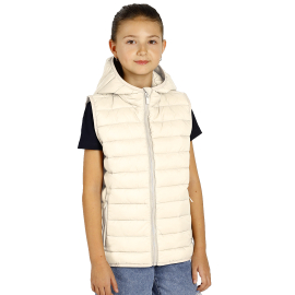 Libetry hood vest K krem beli 1